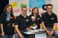 Die Vertreter von ICL auf ihrem Messestand 2014. Herr Gabriel ist hier nicht zu sehen - aber er wird auf der Messe dabei sein (Foto: Bohrmann).