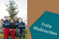 Die naturwissenschaftlichen Azubis von Werner & Mertz und ihre Ausbilder wünschen eine schöne Weihnachtszeit!