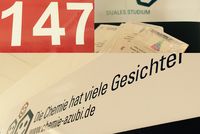 Ausbildungsmesse: Viel war los auf dem Stand Nummer 147. Die Impressionen sind im Mini-Film im Blogbeitrag.